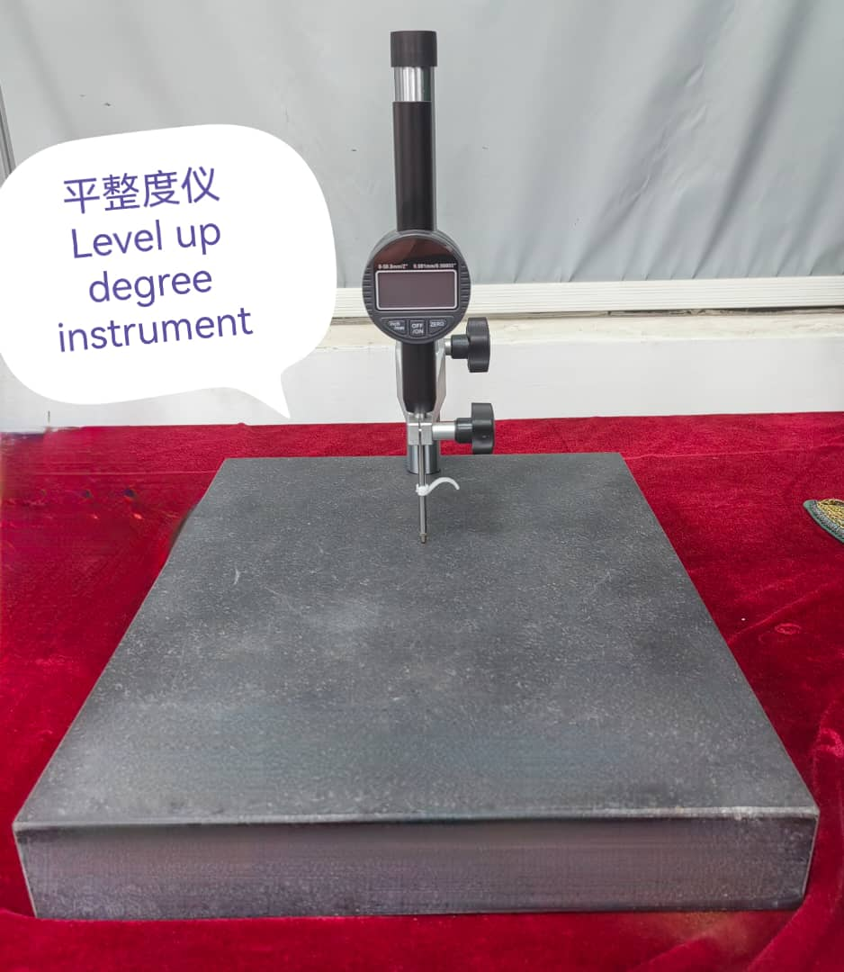 Level up degree instrument for bronze plate flatness and surface checks