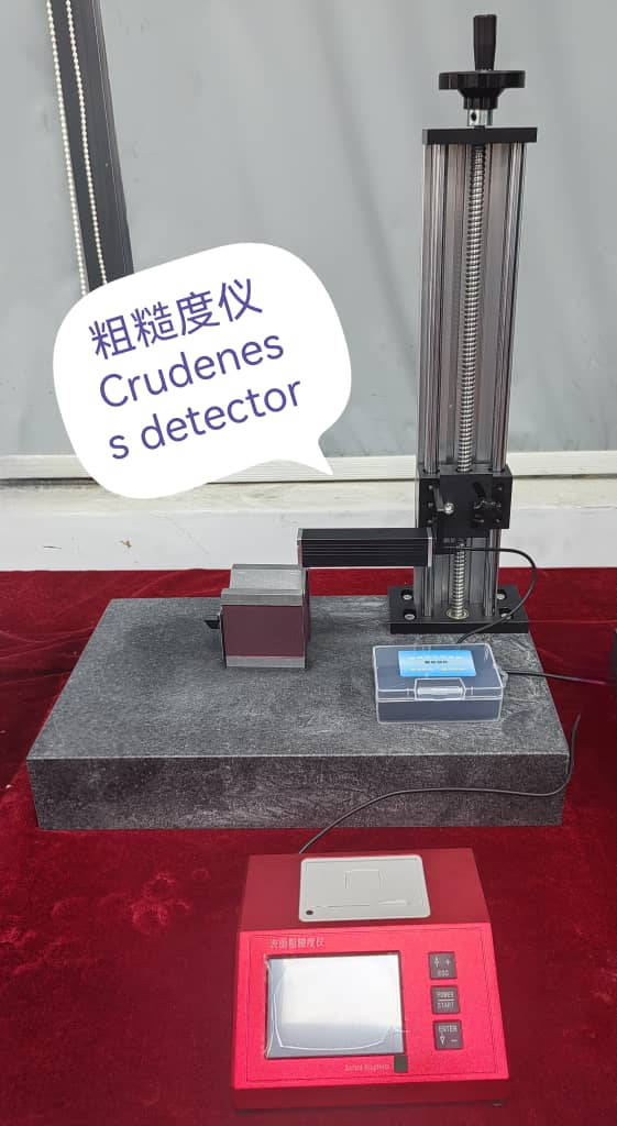 Surface roughness tester for bronze bearing surfaces and machined bores