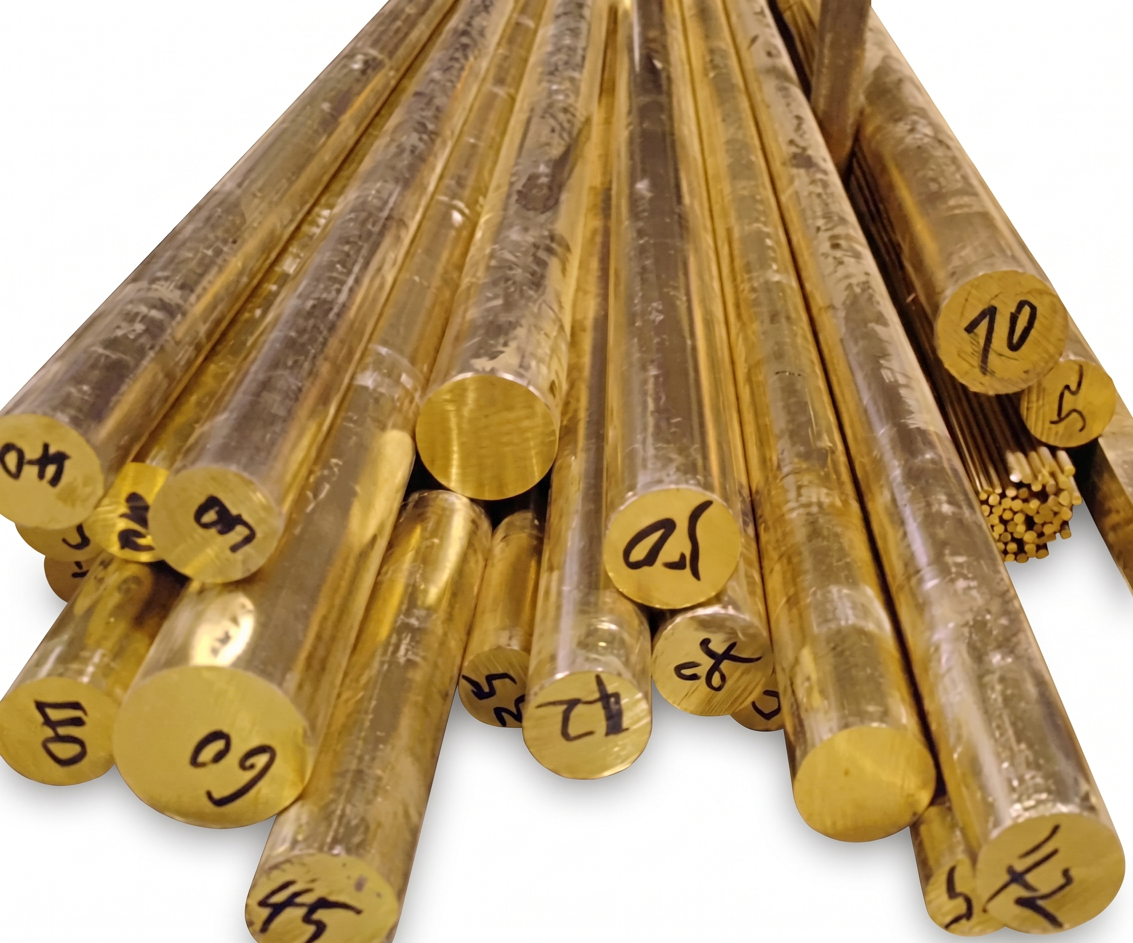 Bronze solid bar stock for machining bushings, bearings, and custom parts
