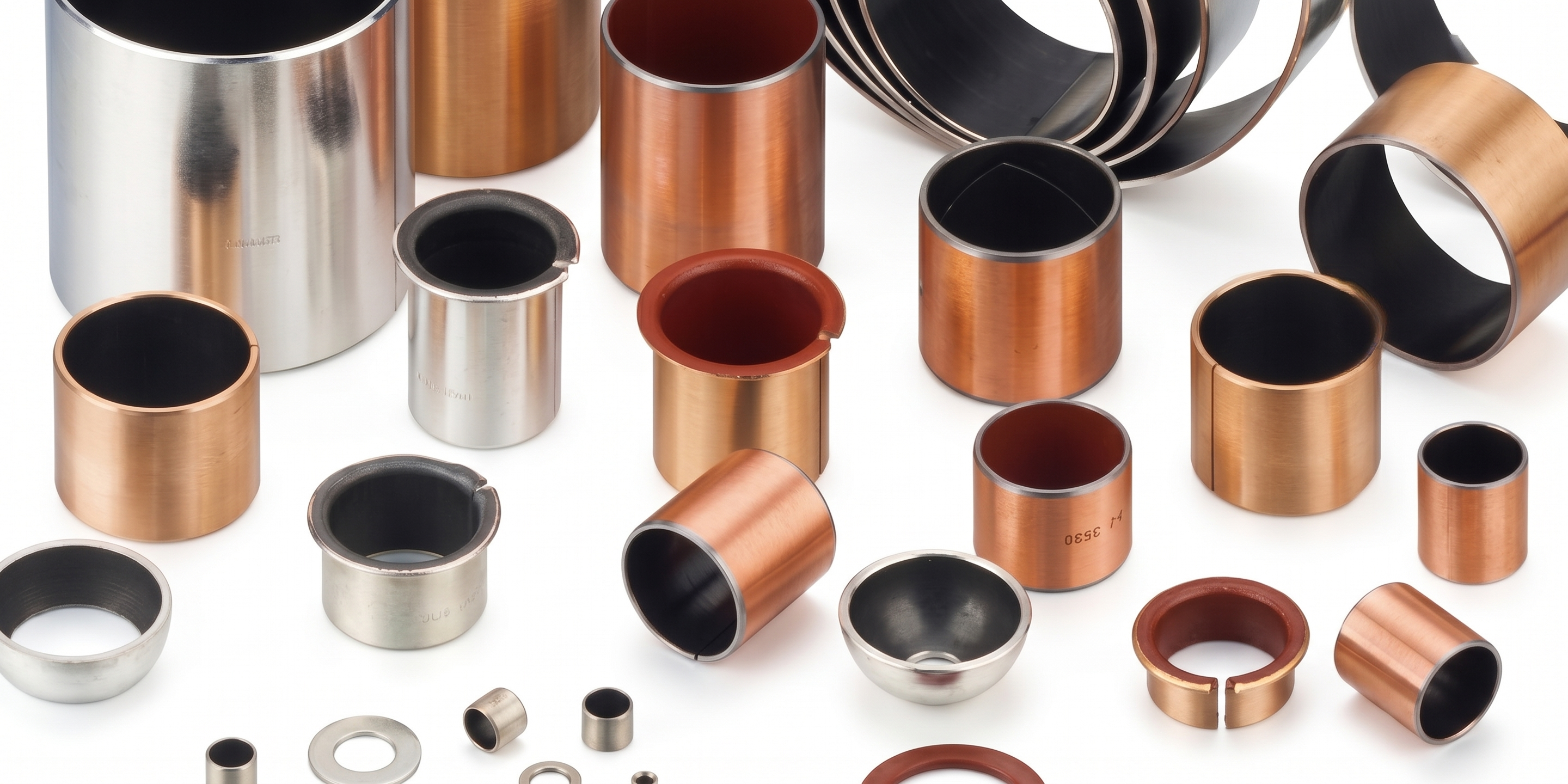 Polymer composite bushings for low friction sliding and rotating applications